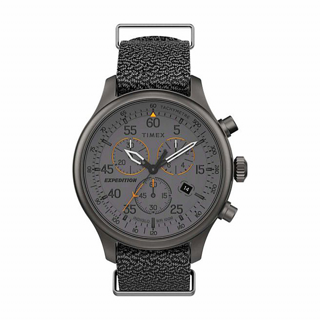 Expedition Field Chronograph 43mm Fabric Strap - Gra...